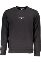 US GRAND Herren-Sweatshirt mit Reißverschluss, schwarz