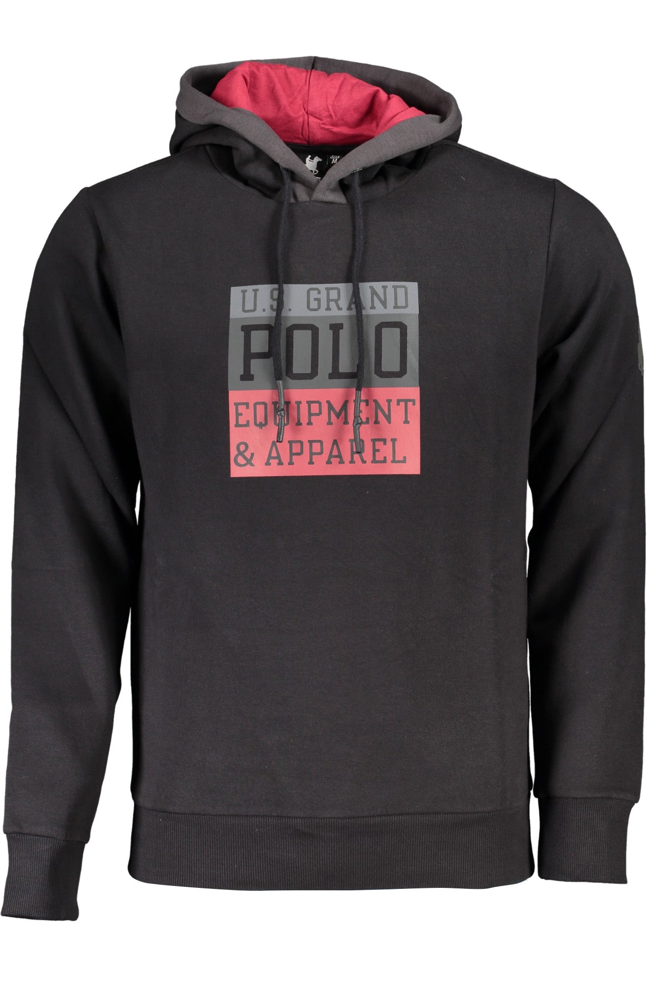 US GRAND Herren-Sweatshirt mit Reißverschluss, blau Schwarz