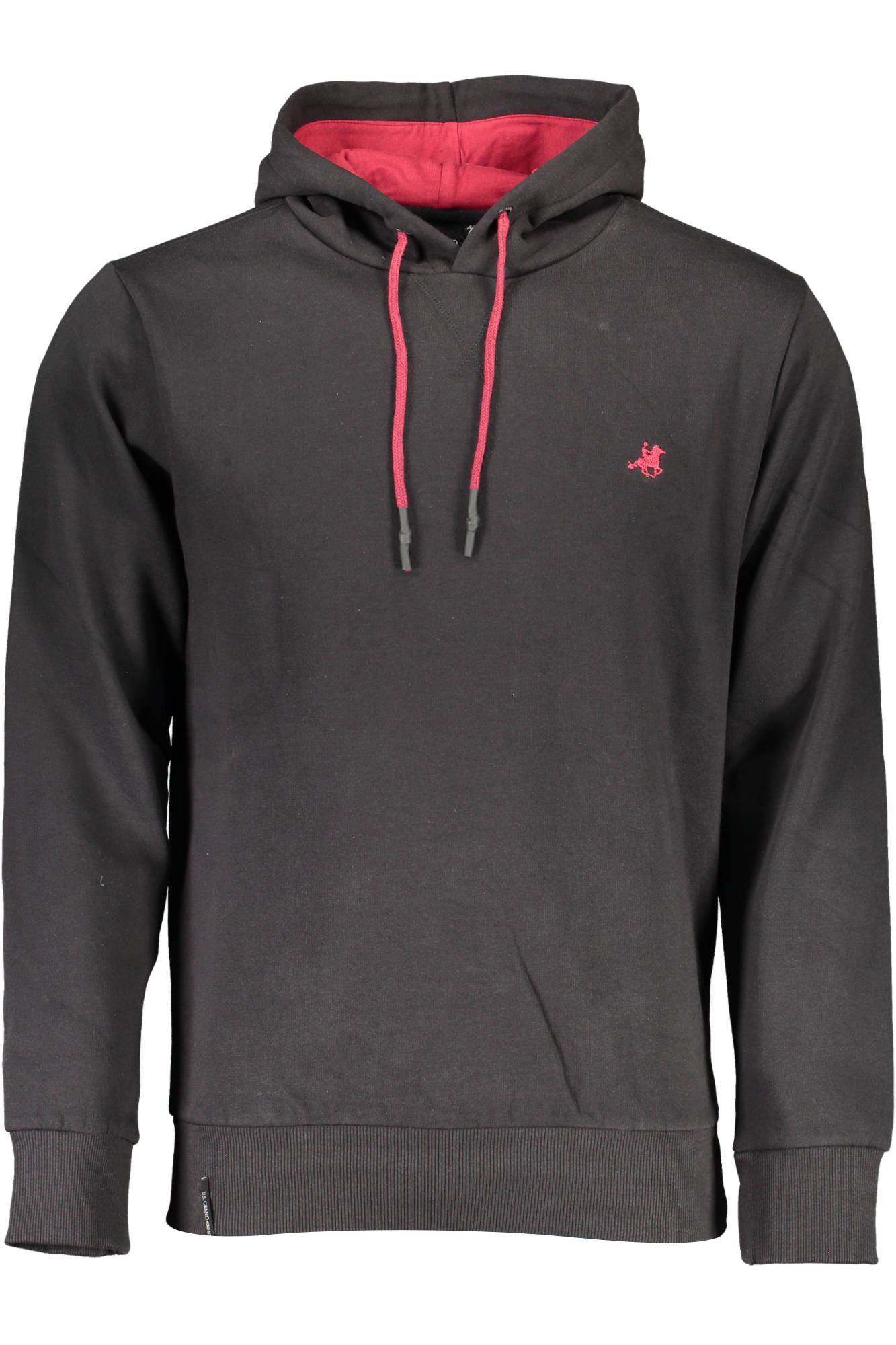 US GRAND Herren-Sweatshirt mit Reißverschluss, schwarz Schwarz