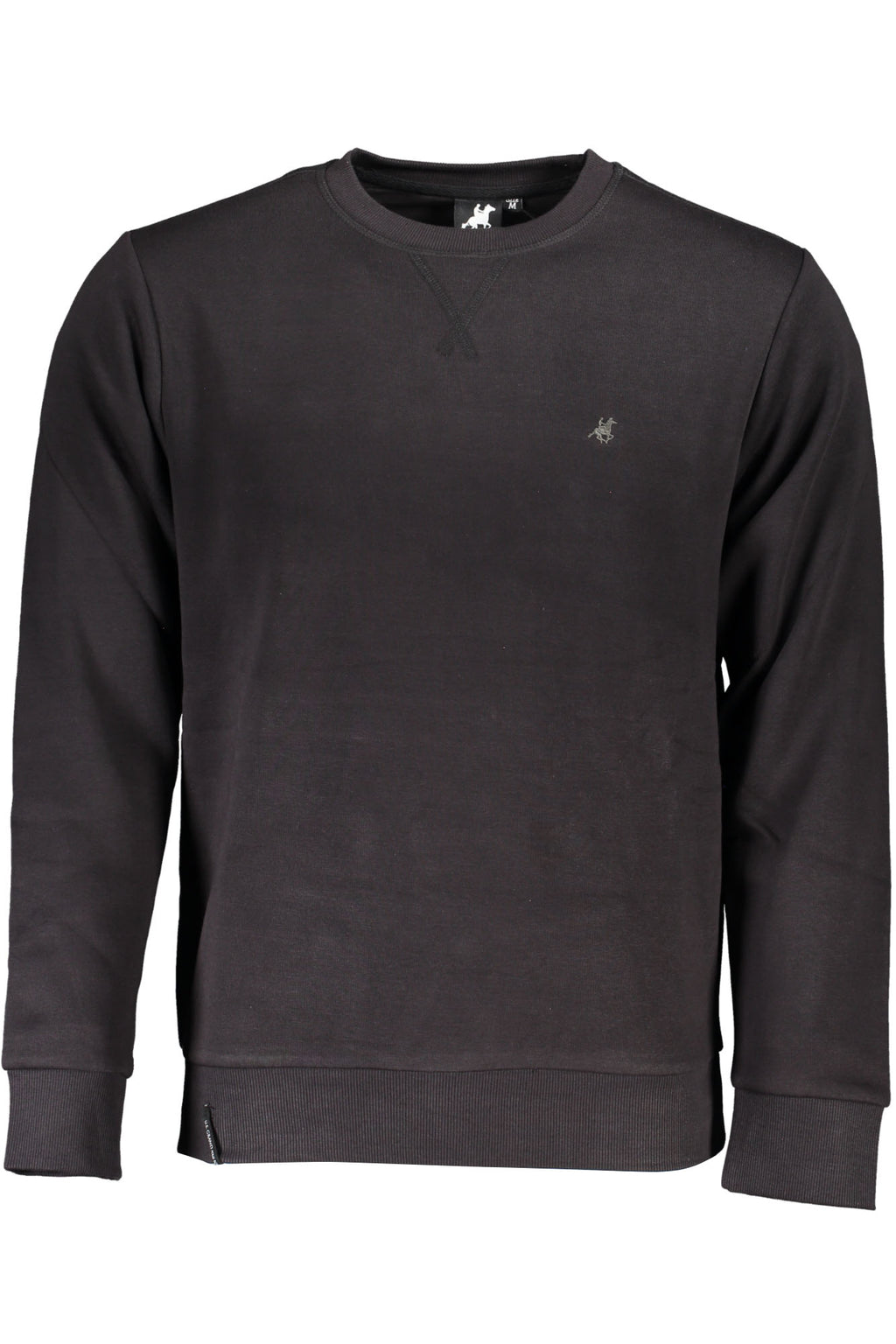 US GRAND Herren-Sweatshirt mit Reißverschluss, schwarz