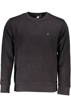 US GRAND Herren-Sweatshirt mit Reißverschluss, schwarz