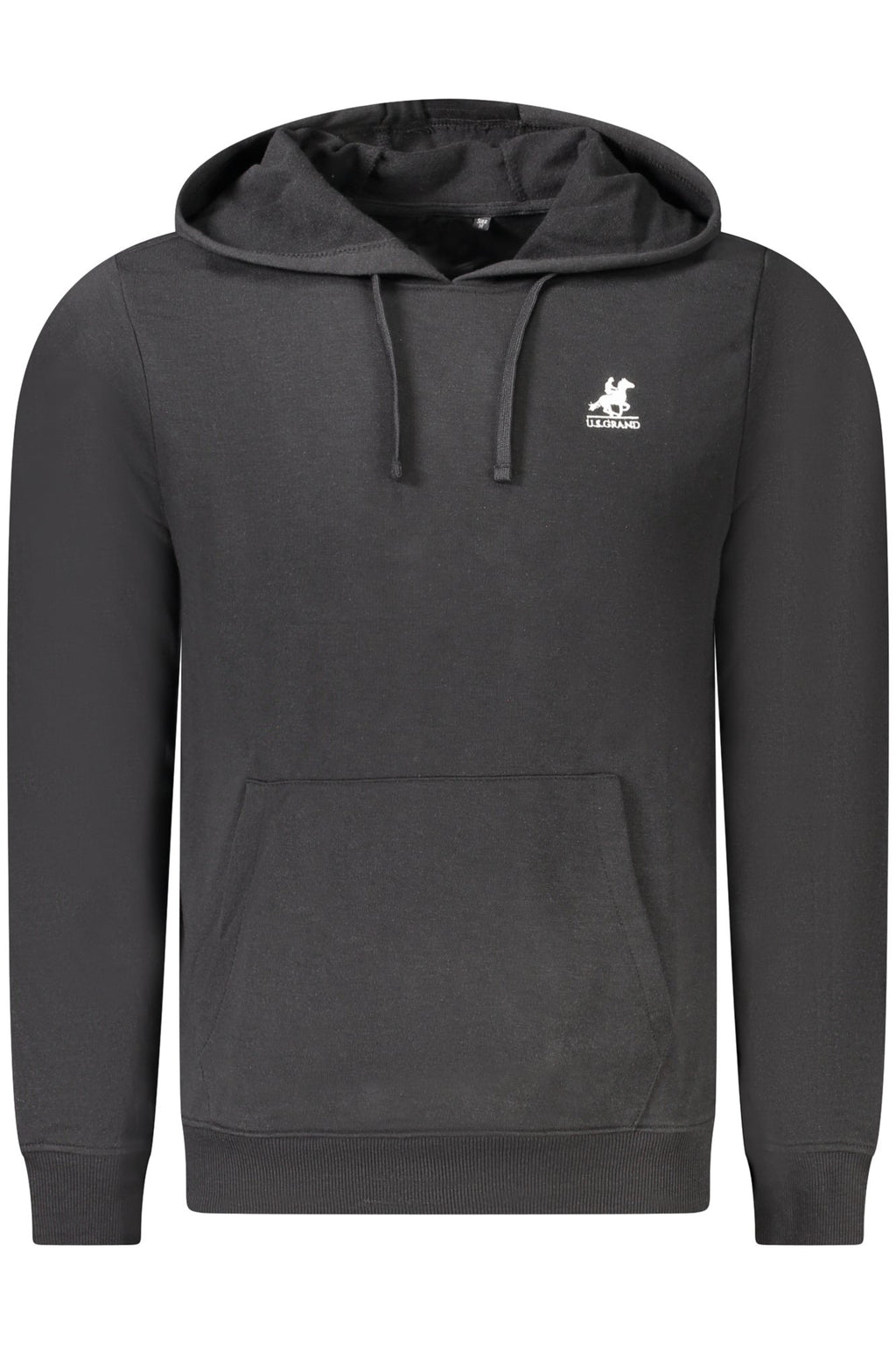US GRAND Herren-Sweatshirt mit Reißverschluss, schwarz