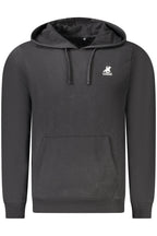 US GRAND Herren-Sweatshirt mit Reißverschluss, schwarz