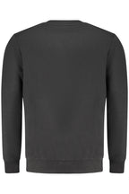 US GRAND Herren-Sweatshirt mit Reißverschluss, schwarz