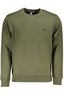 US GRAND Herren-Sweatshirt mit Reißverschluss, grün