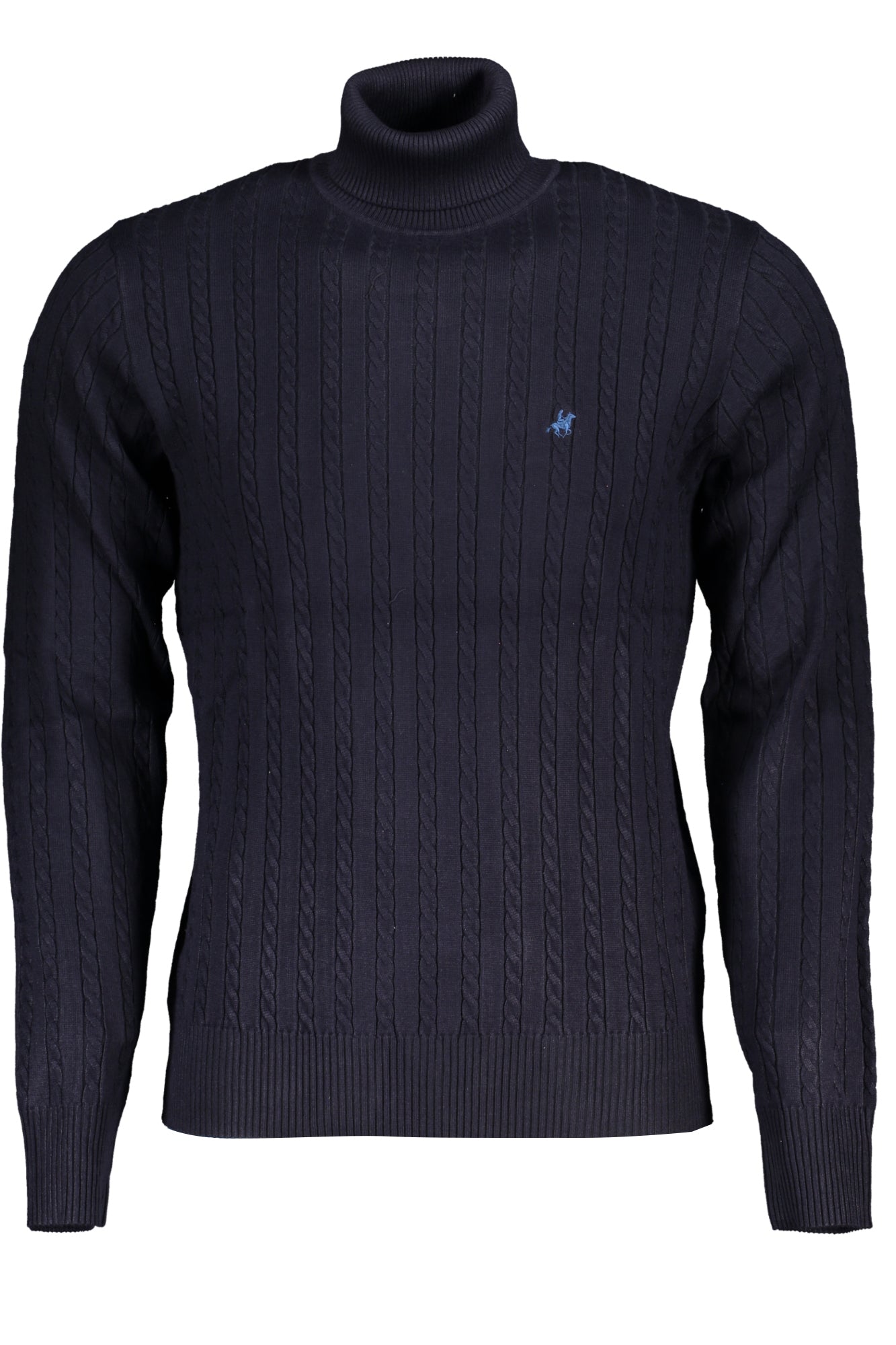 U.S. Grand Jersey-Pullover Herren – Brauner Rollkragen mit Stickerei | soulluna.de Blau
