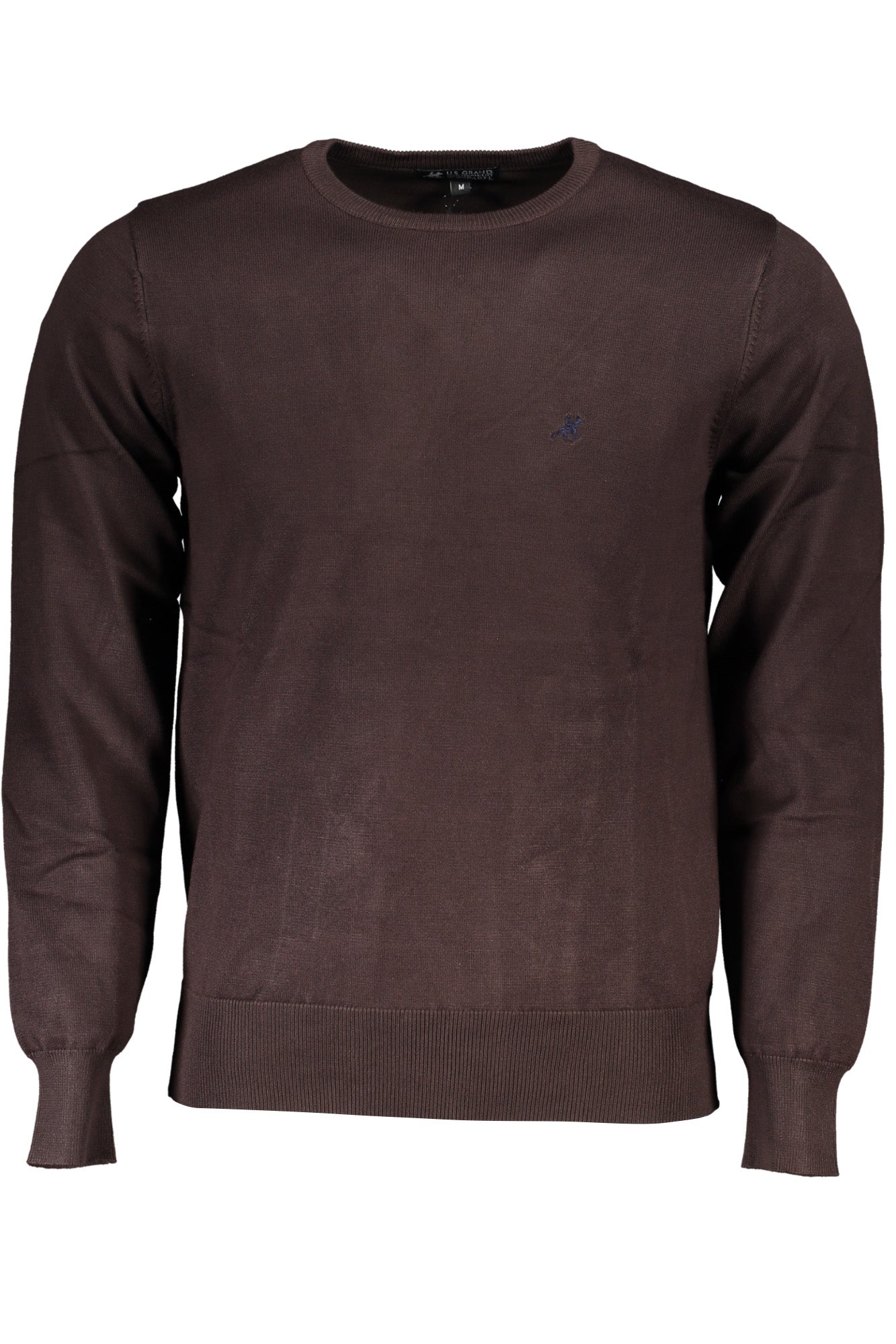 U.S. GRAND Herren Trikot Blau – Langärmliges Viskose-Shirt für Herbst/Winter Braun