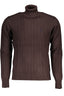 U.S. Grand Jersey-Pullover Herren – Brauner Rollkragen mit Stickerei | soulluna.de Braun