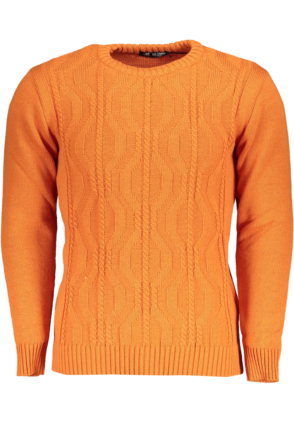 US GRAND Herren-Orange-Pullover