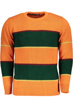 US GRAND Herren-Orange-Pullover