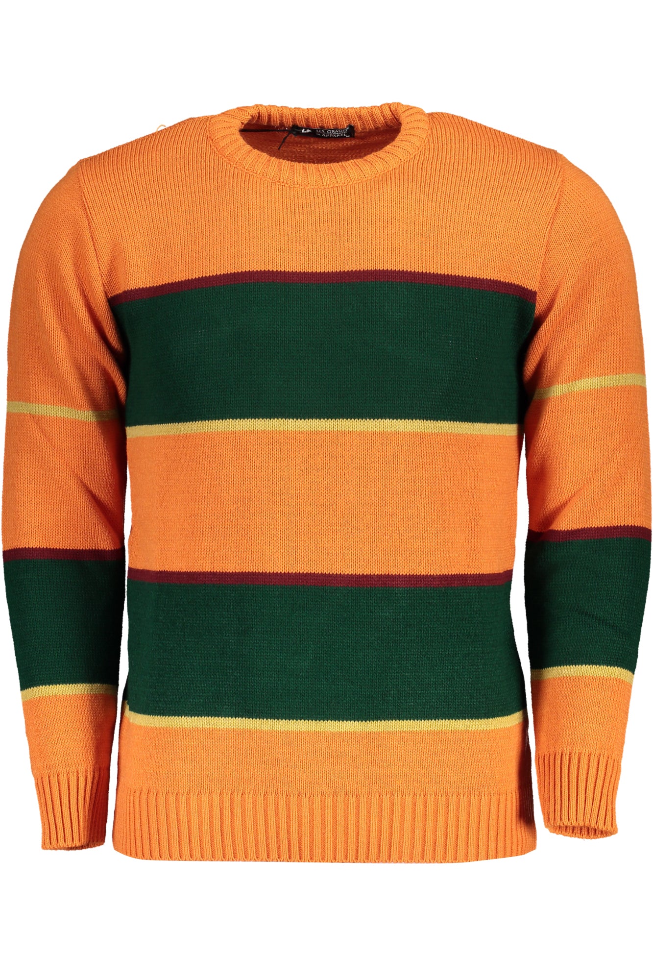 US GRAND Herren-Orange-Pullover