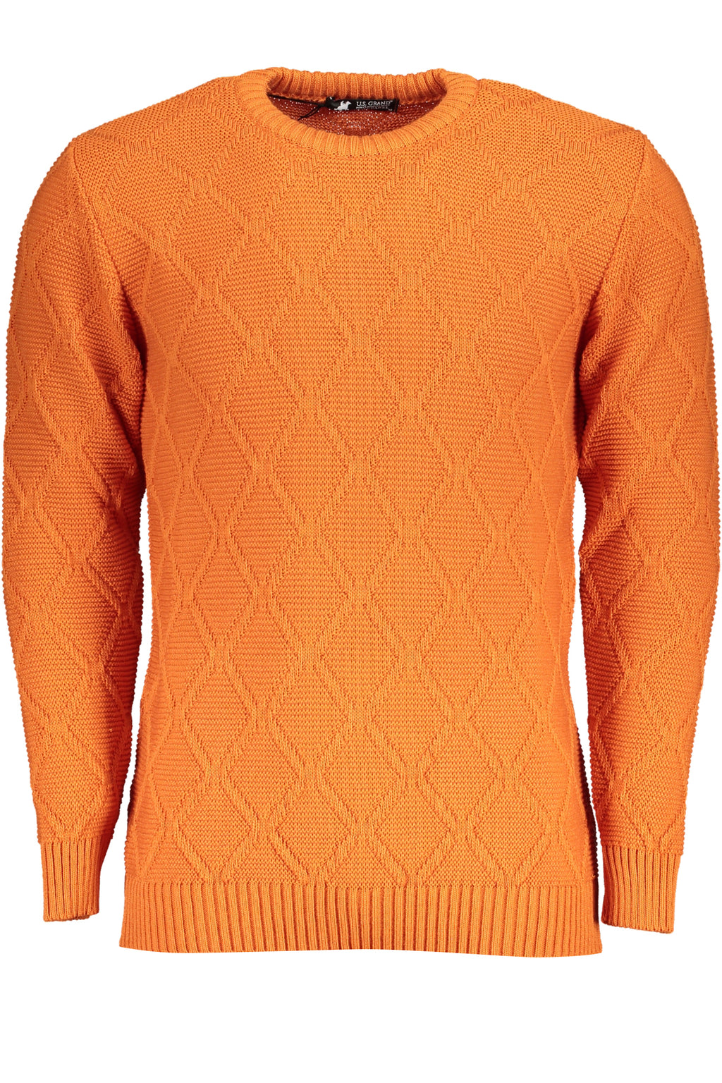 US GRAND Herren-Orange-Pullover
