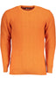 US GRAND Herren-Orange-Pullover
