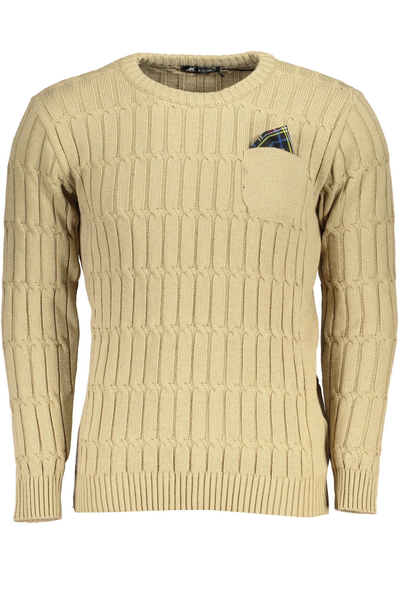 US GRAND HERRENPULLOVER BEIGE Hauptbild