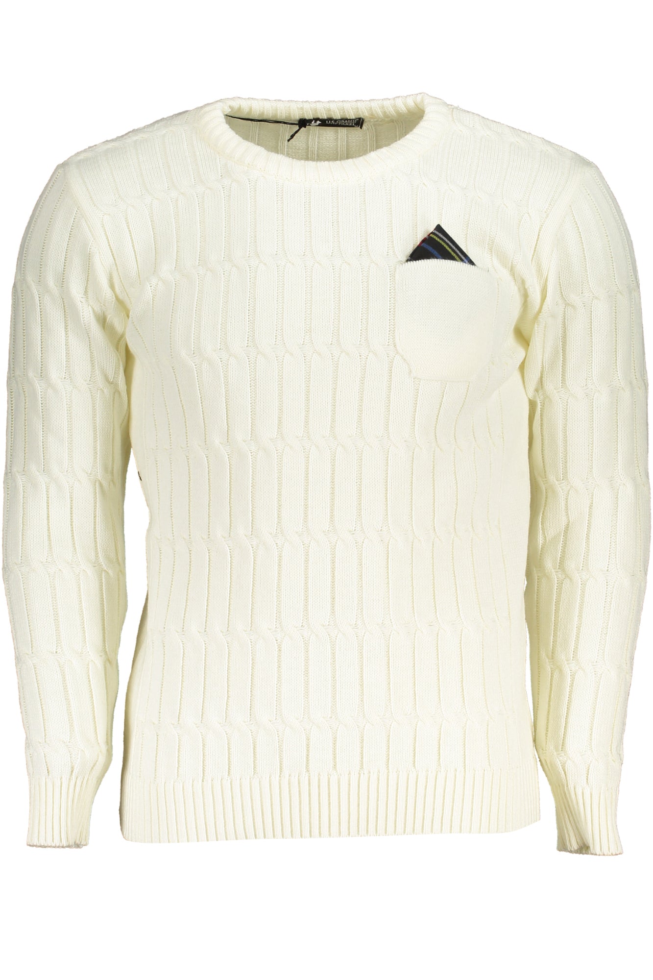 U.S. GRAND Herren Oberteile – Pullover, mit Taschen Weiß