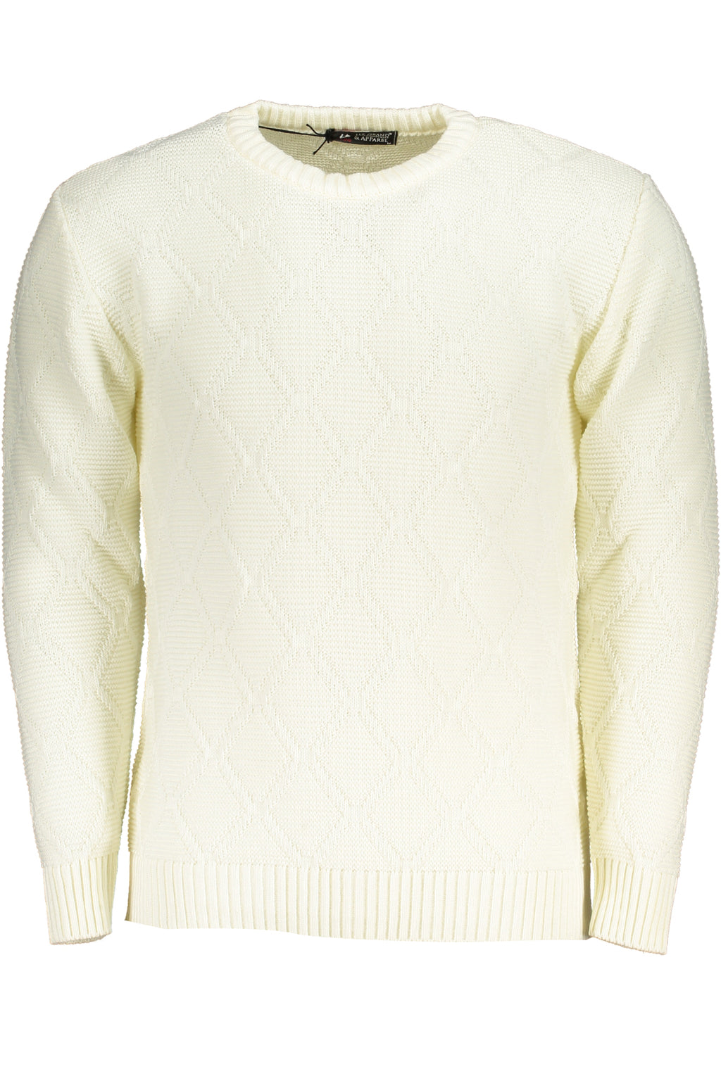 US GRAND Herren-Weißpullover