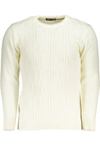 US GRAND Herren-Weißpullover