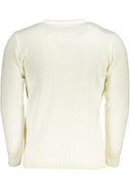 US GRAND Herren-Weißpullover