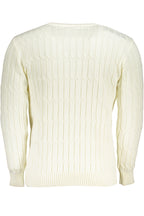 US GRAND Herren-Weißpullover