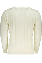 US GRAND Herren-Weißpullover