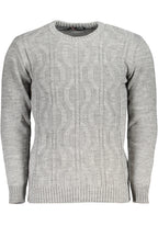 US GRAND HERRENPULLOVER, GRAU