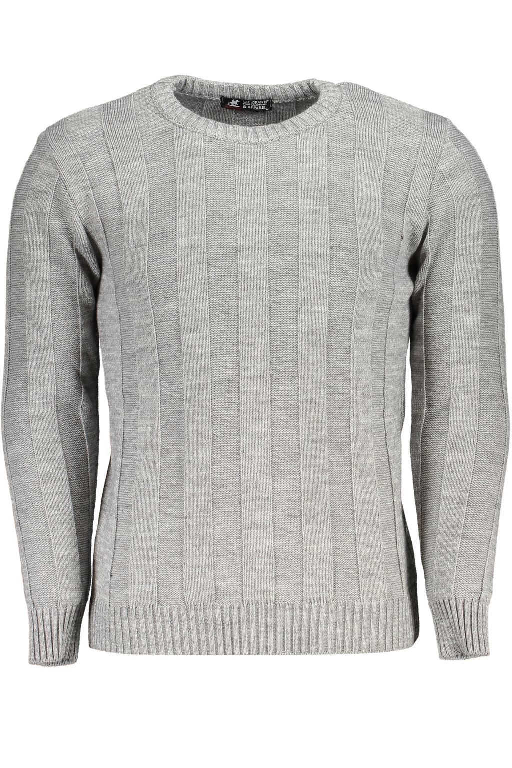 US GRAND HERRENPULLOVER, GRAU