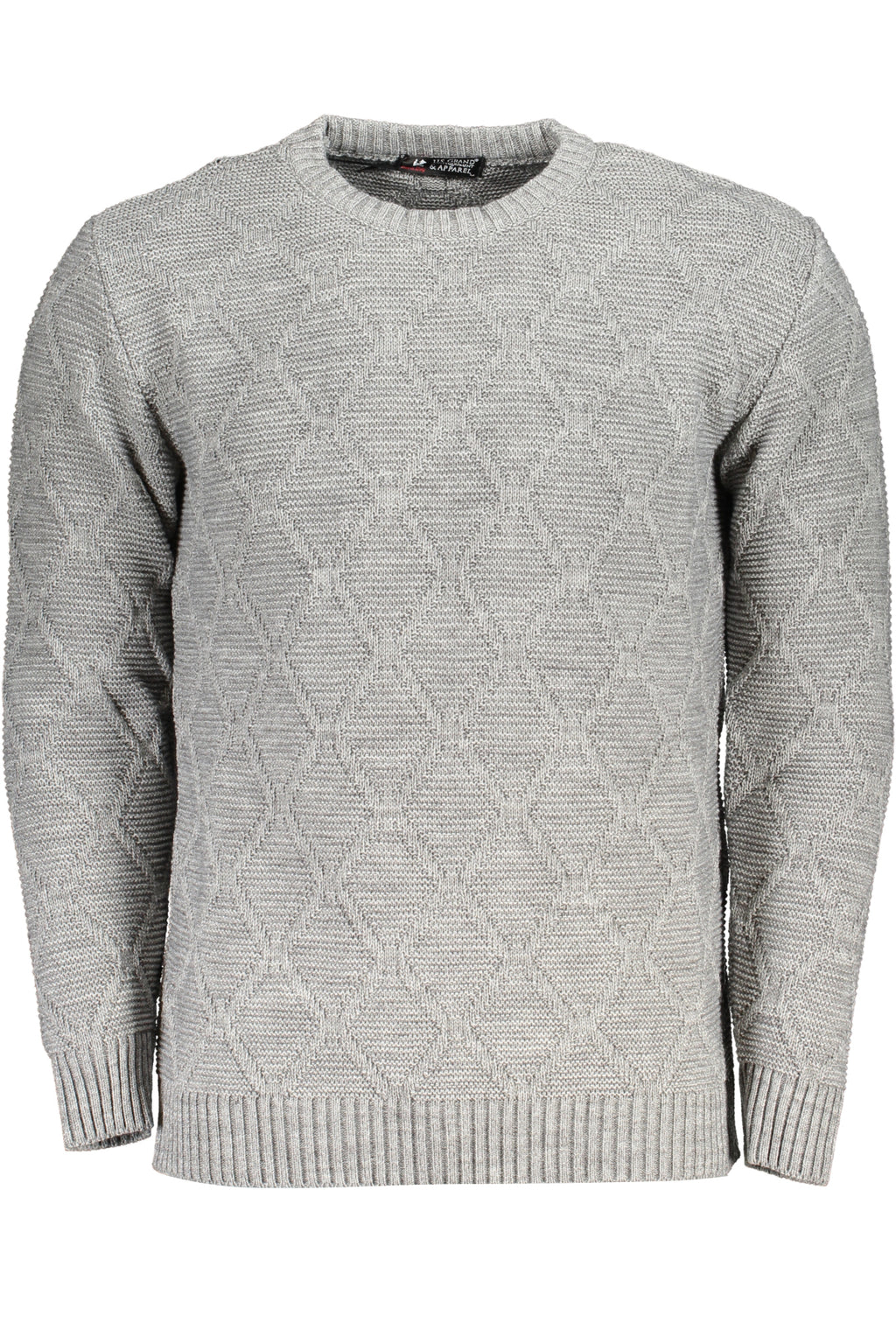US GRAND HERRENPULLOVER, GRAU