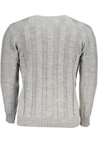 US GRAND HERRENPULLOVER, GRAU