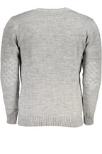 US GRAND HERRENPULLOVER, GRAU