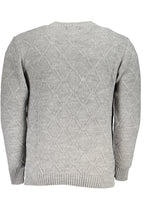 US GRAND HERRENPULLOVER, GRAU