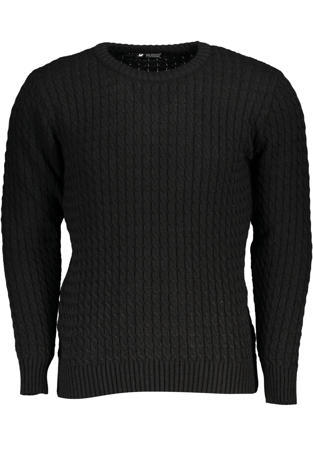 US GRAND Herrenpullover, schwarz
