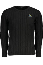US GRAND Herrenpullover, schwarz