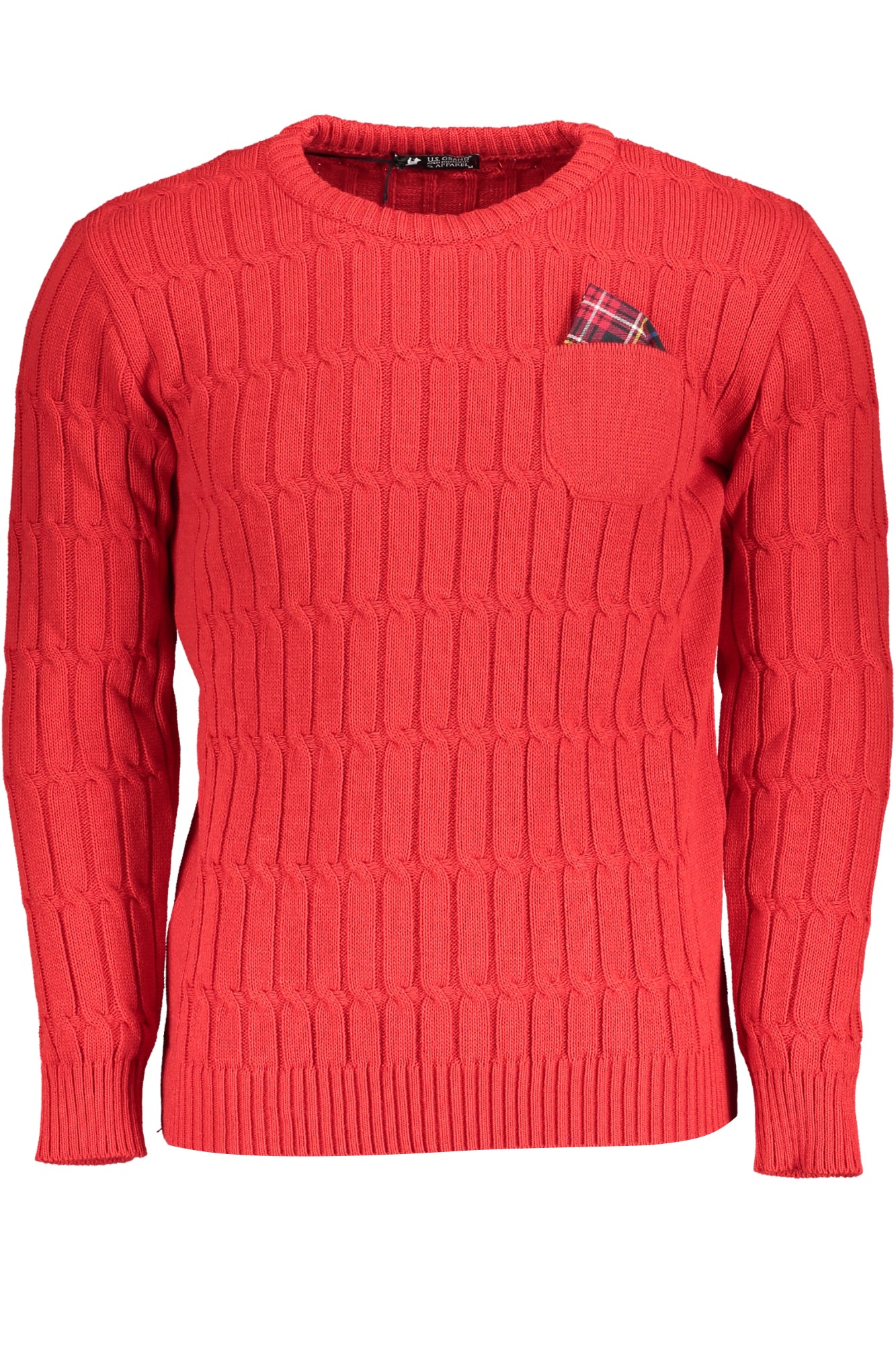 U.S. GRAND Herren Oberteile – Pullover, mit Taschen Rot