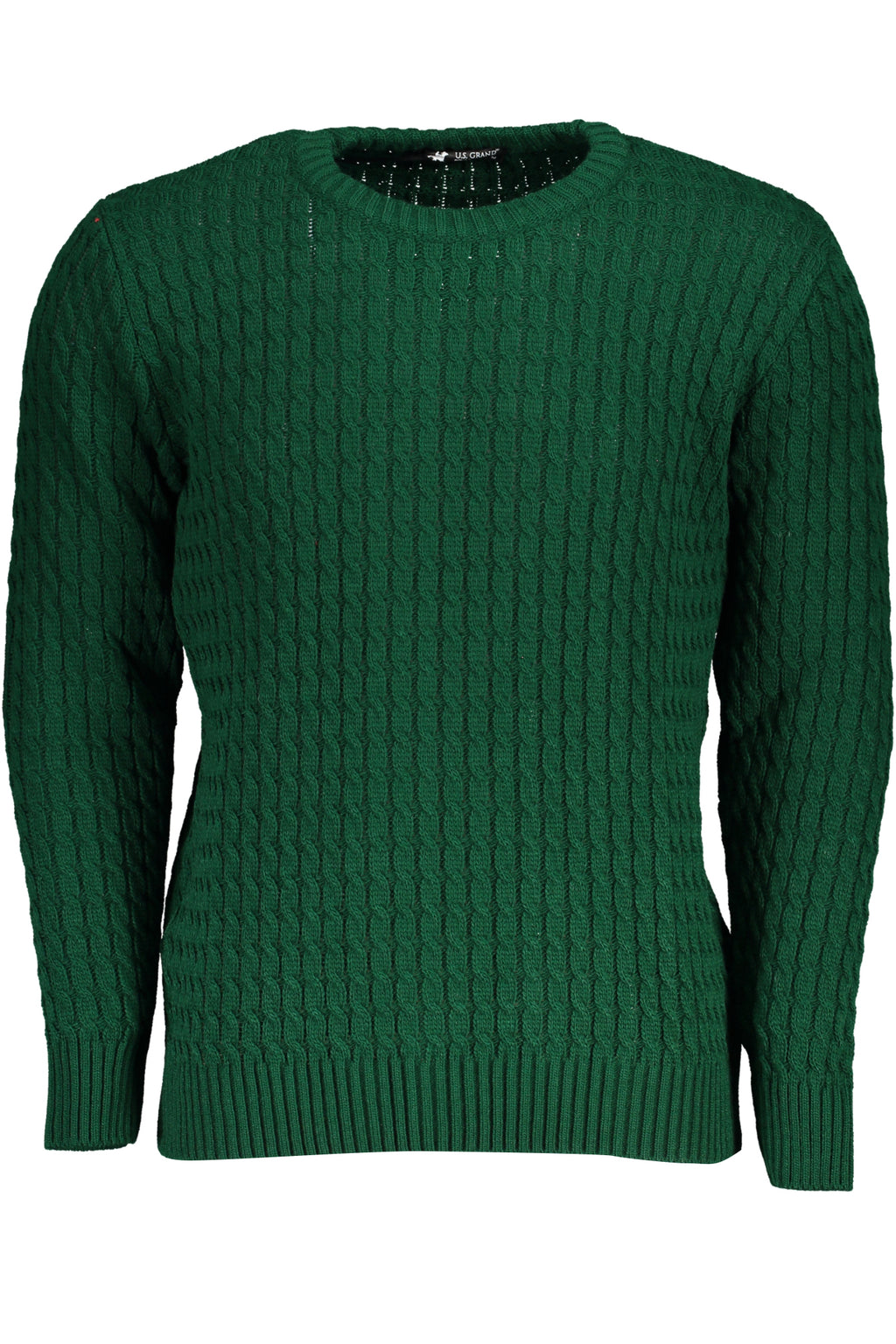 US GRAND Herren-Grüner Pullover