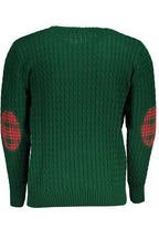 US GRAND Herren-Grüner Pullover