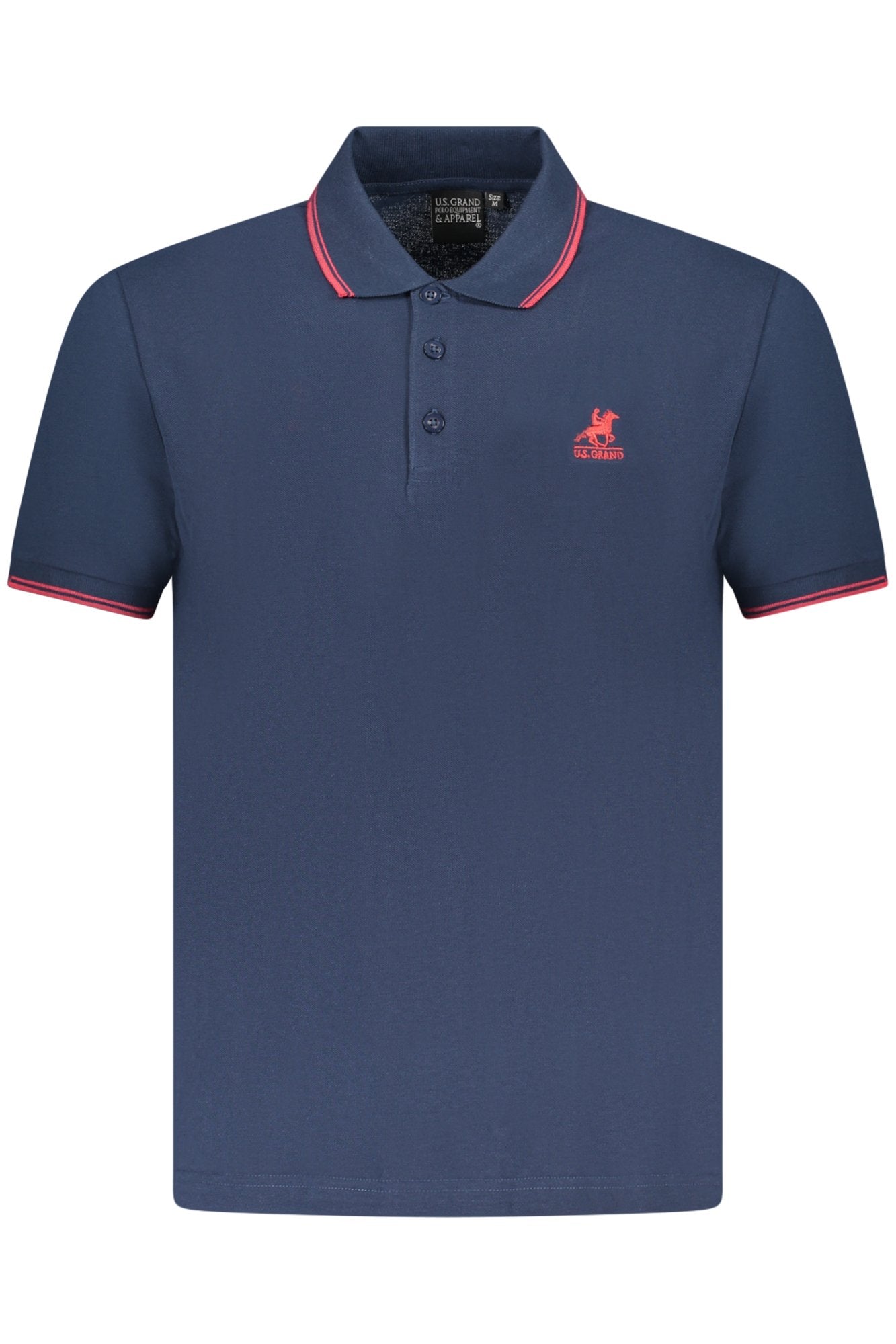 US GRAND POLO Kurzarm Herren Blau Hauptbild