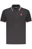 U.S. GRAND Poloshirt Herren – Klassisches Polo mit Logo-Stickerei in Schwarz Schwarz