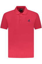 US GRAND Herren-Poloshirt mit kurzen Ärmeln, Rot