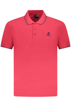 US GRAND Herren-Poloshirt mit kurzen Ärmeln, Rot