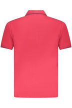 US GRAND Herren-Poloshirt mit kurzen Ärmeln, Rot