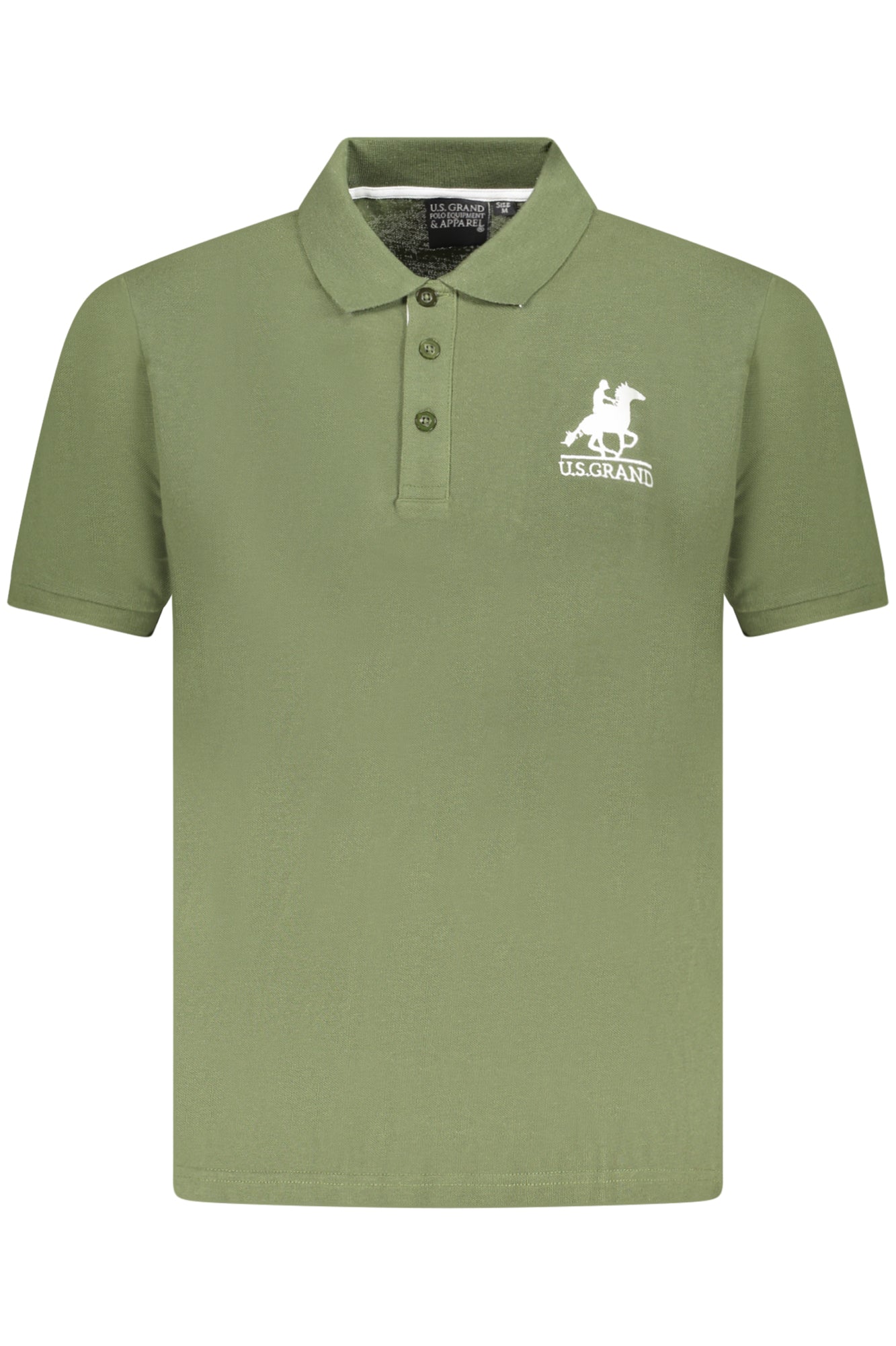 U.S. GRAND Poloshirt Herren Schwarz – Klassisches Polo aus 100% Baumwolle Grün