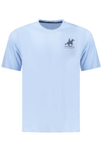 US GRAND Herren-T-Shirt mit kurzen Ärmeln, blau