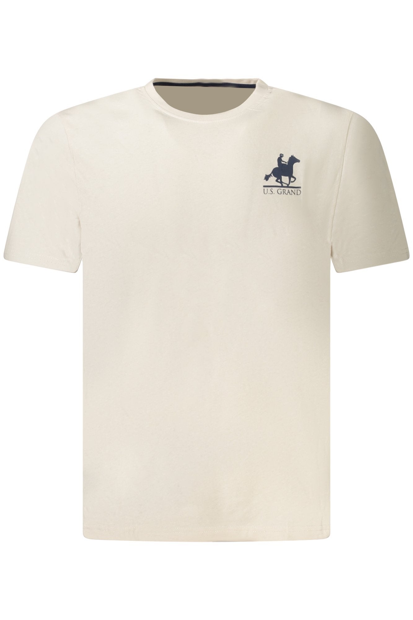 US GRAND Herren-T-Shirt mit kurzen Ärmeln, beige Hauptbild