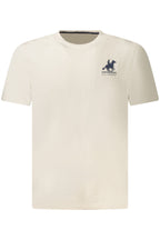 US GRAND Herren-T-Shirt mit kurzen Ärmeln, beige