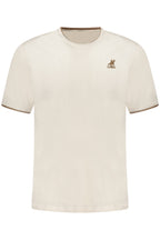 US GRAND Herren-T-Shirt mit kurzen Ärmeln, beige