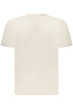 US GRAND Herren-T-Shirt mit kurzen Ärmeln, beige