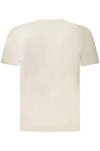 US GRAND Herren-T-Shirt mit kurzen Ärmeln, beige