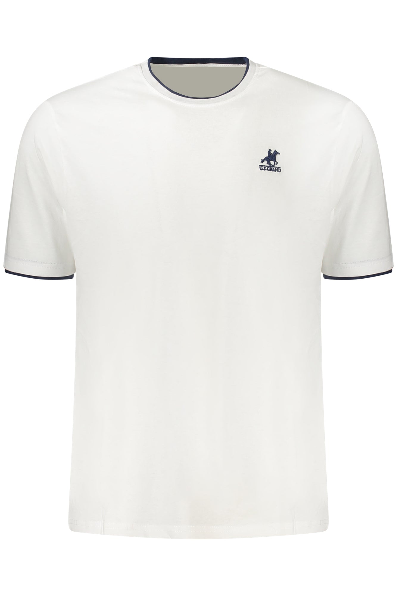 US GRAND Herren-T-Shirt mit kurzen Ärmeln, weiß Hauptbild
