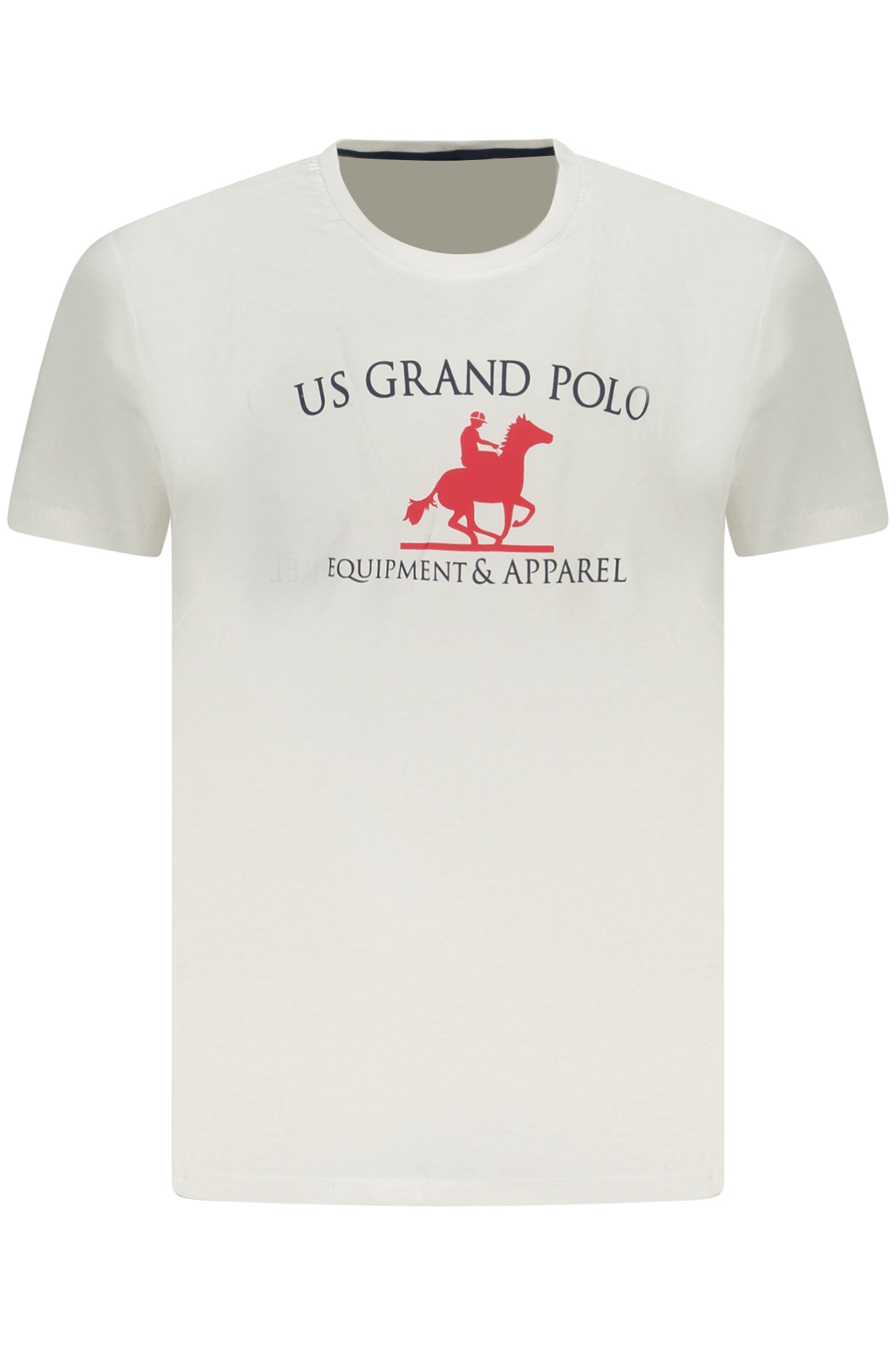 US GRAND Herren-T-Shirt mit kurzen Ärmeln, weiß Hauptbild