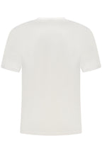 US GRAND Herren-T-Shirt mit kurzen Ärmeln, weiß